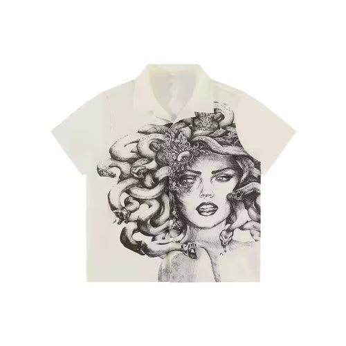 Camisa Medusa Crema