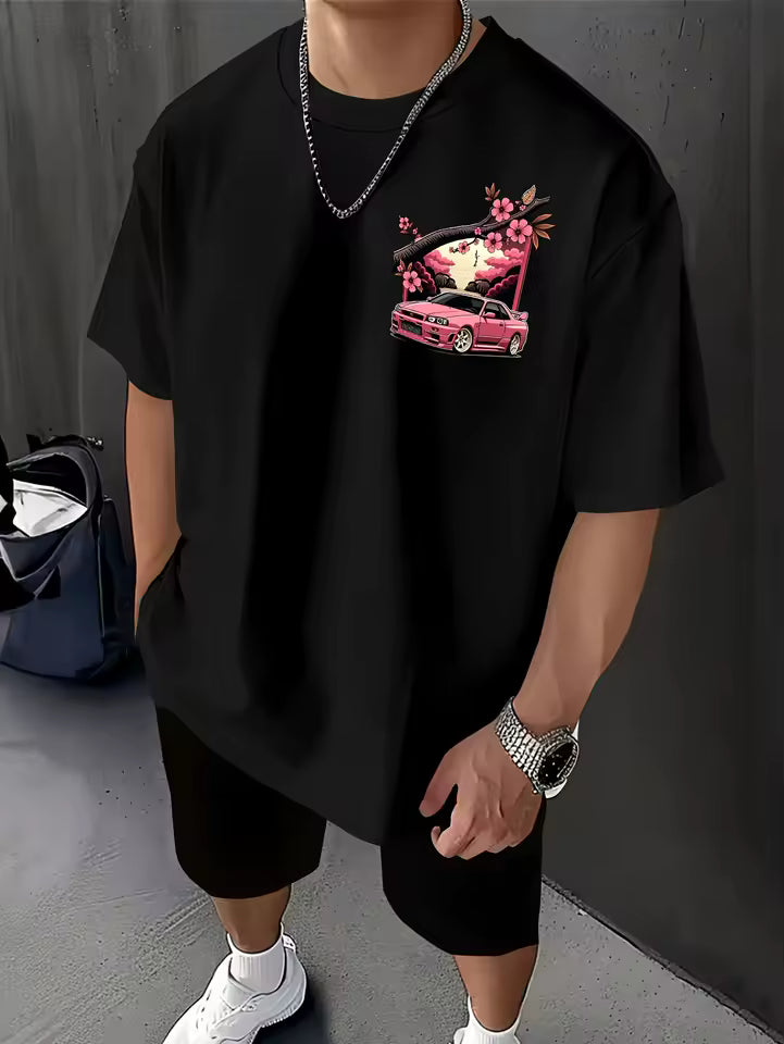 Camiseta Sakura MotorSport Negra