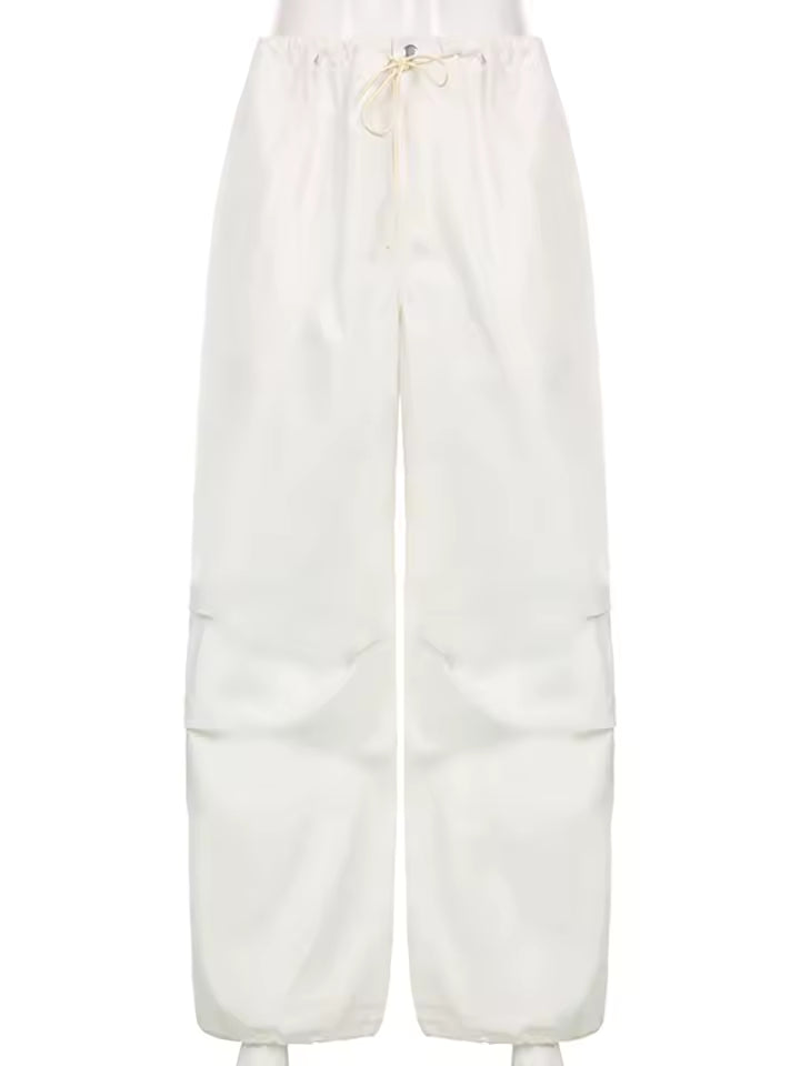 Pantalón Chandal Holgado Blanco