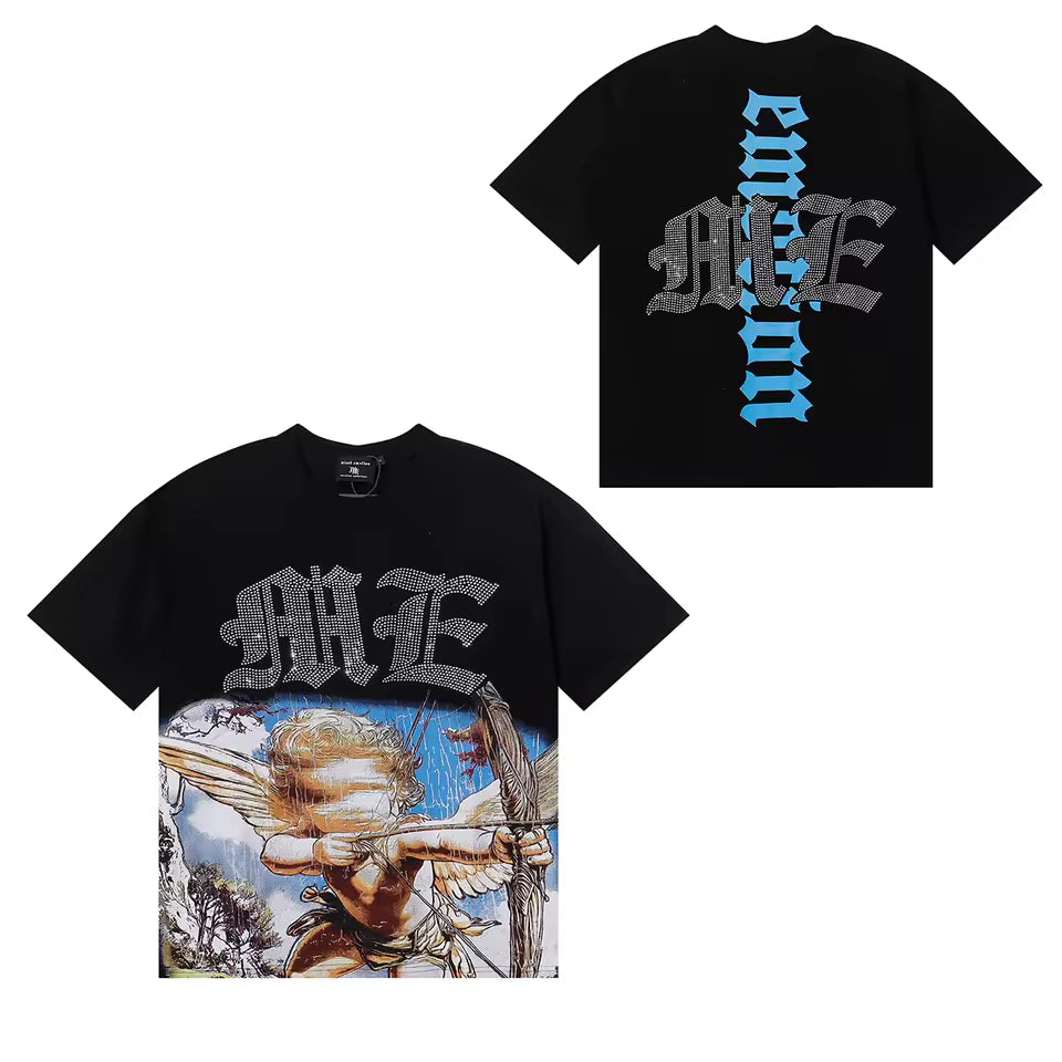 Camiseta Emotions Angel Negra